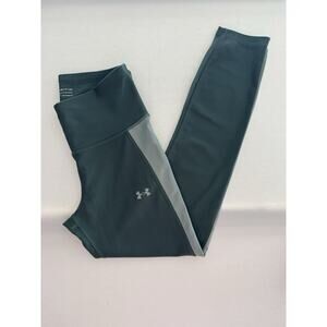 Under Armour Project Rock Leggings Womens S Green Compression EUC